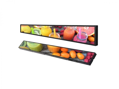 Smart Video Lcd Display for Supermarket Shelf