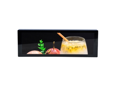 Stretched 7.8 inch Lcd Bar Display Shelf Edge Lcd Display for Supermarket Advertising