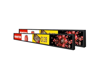 23.1&quot; Advertising Shelf Edge Digital Advertising Player Ultra Wide Stretched Display for Supermarket